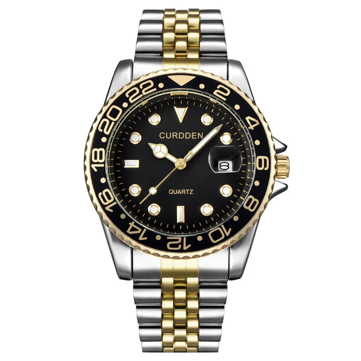 Stainless Steel Band Quartz Watch for Men