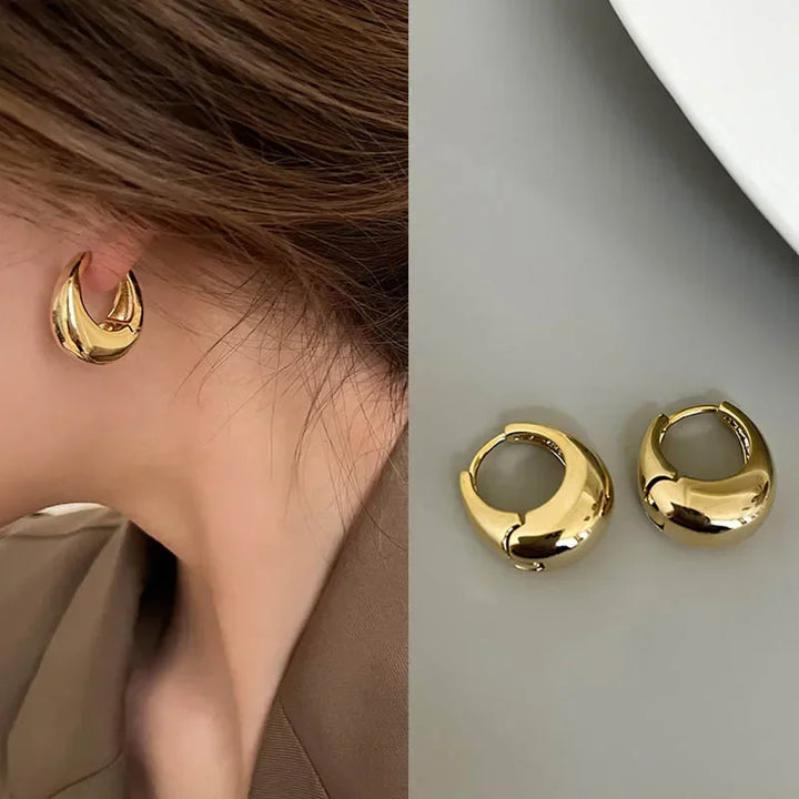 Chunky Hoop Earrings
