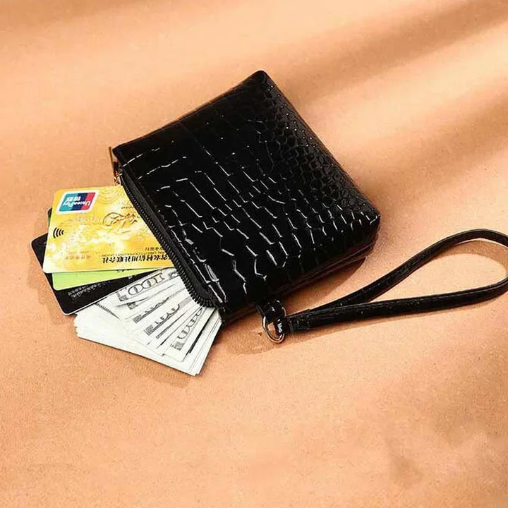 Solid Color Coin Purse – PU Leather Mini Wallet with Zipper for Women & Girls