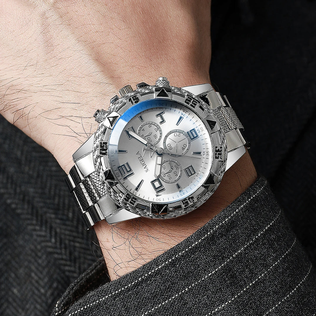 Men's Business Stainless Steel Watch