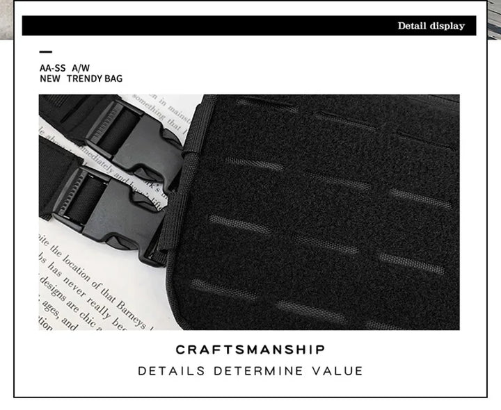 Outdoor Chest Rig – Functional Crossbody Waist Bag for Unisex Streetwear