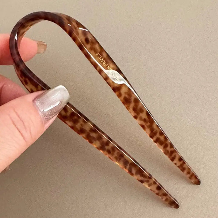 Hairstyle Tool Hair Accessories Hair Fork U-Shaped Headbands Hair Sticks Acetate Headwear Hairpin for Women/Girls