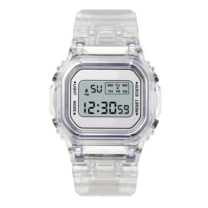 Transparent LED Sports Watch