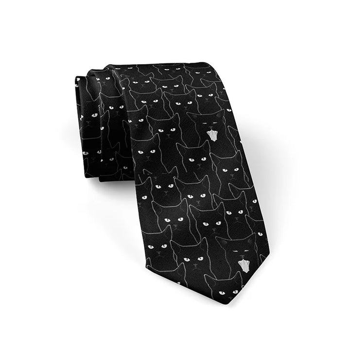 Fun Mathematical Formula Men's Tie 3D Printing 8CM Fashion Novelty Creative Tie Number Symbol Casual Trend Party Tie Unisex