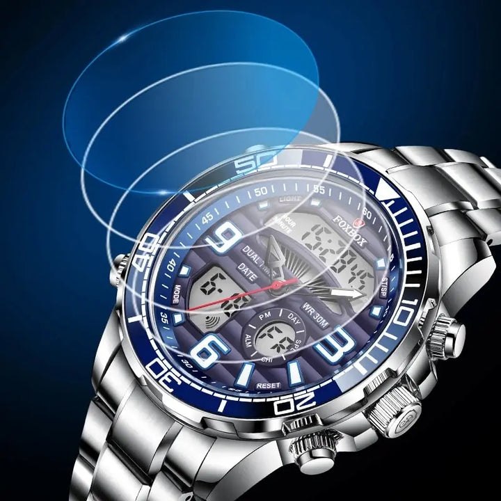 Top Brand Luxury Watch – Waterproof Digital Quartz Wristwatch for Men