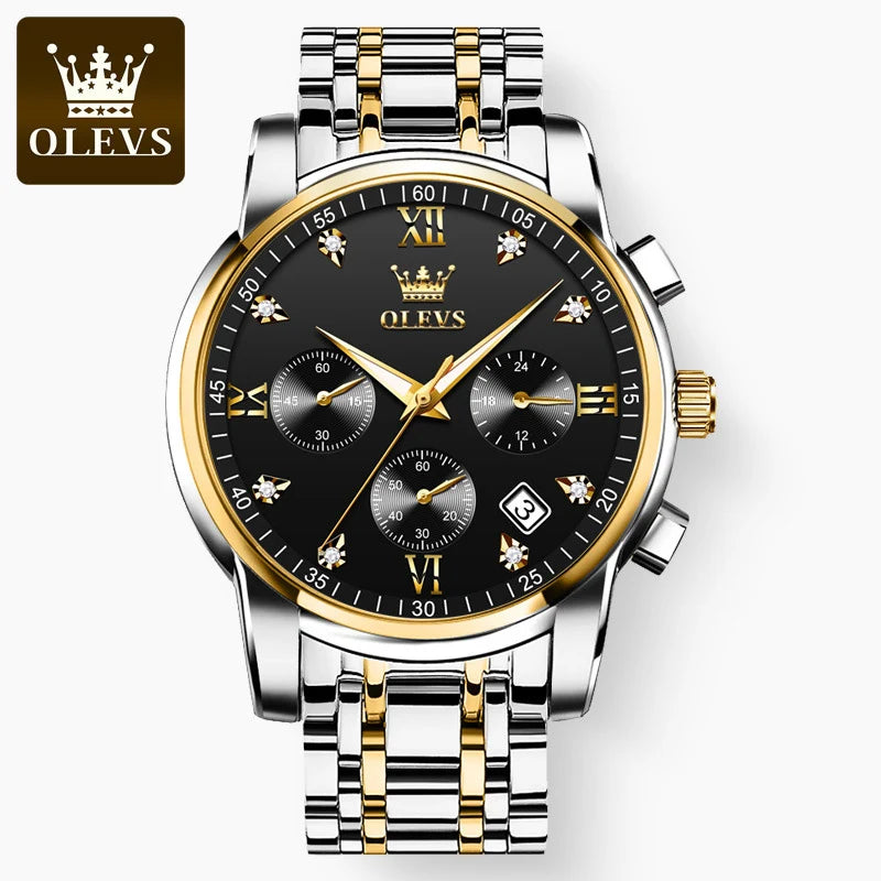 OLEVS Business Watch – Luminous Quartz Chronograph for Men