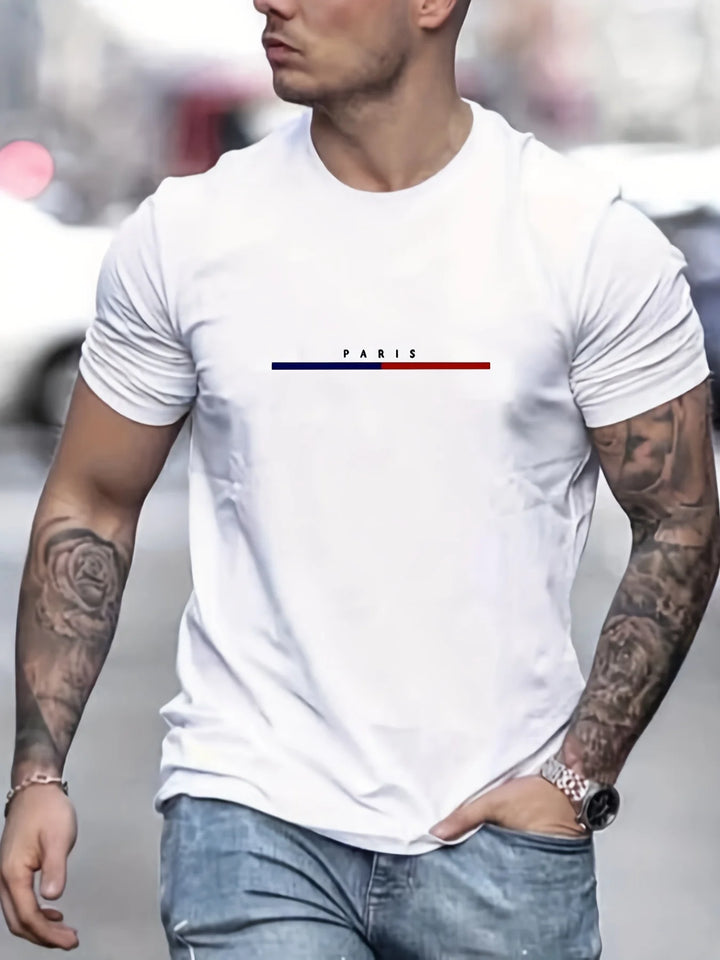 Paris Print Hoodie Tee