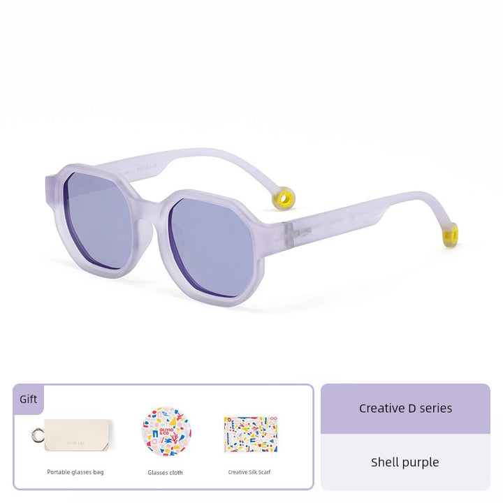 Olivioco Creative Parent-Child Eye Protection Men's and Women's Sunglasses