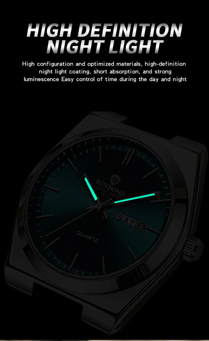 UTHAI Men's Luxury Quartz Watch