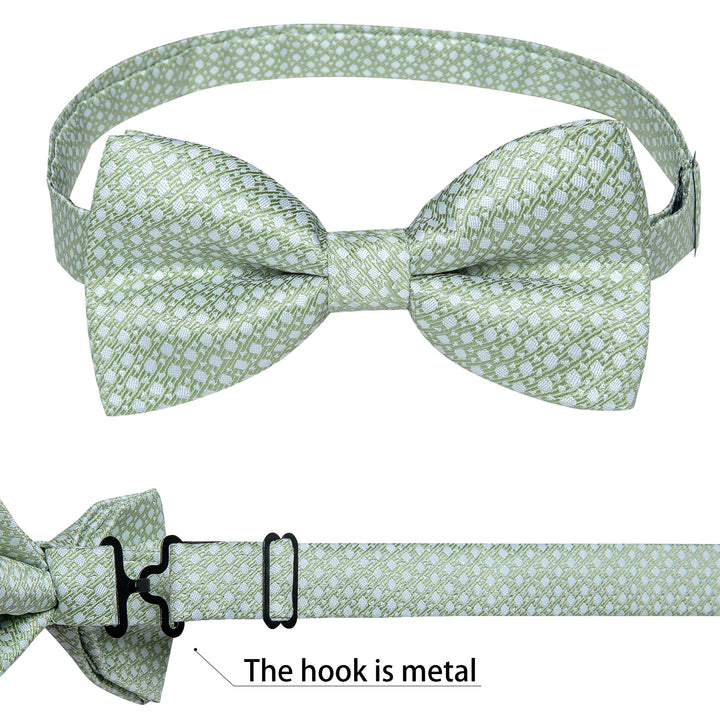 Men’s Pre-tied Bow Tie Set – Wedding & Groom Accessories