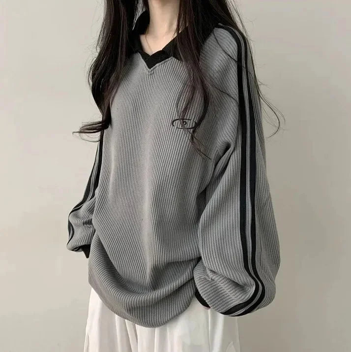 Women's Vintage Polo Sweatshirt