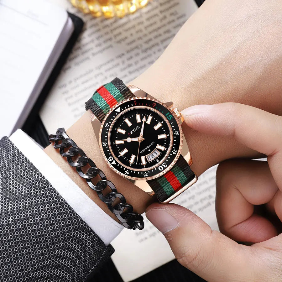 Nylon Strap Quartz Watch