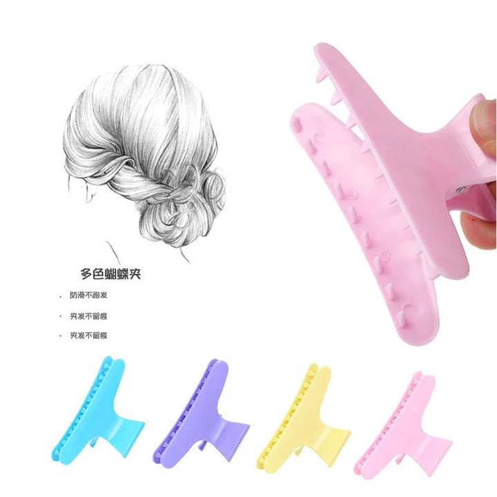 12PCS Beauty Salon Seamless Hairpin Professional Hair Clips Barber Home DIY Alligator Hair Clip Hair Styling Tools