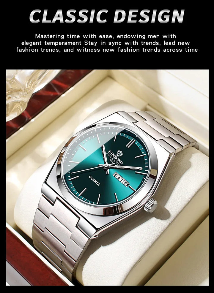 UTHAI Men's Luxury Quartz Watch