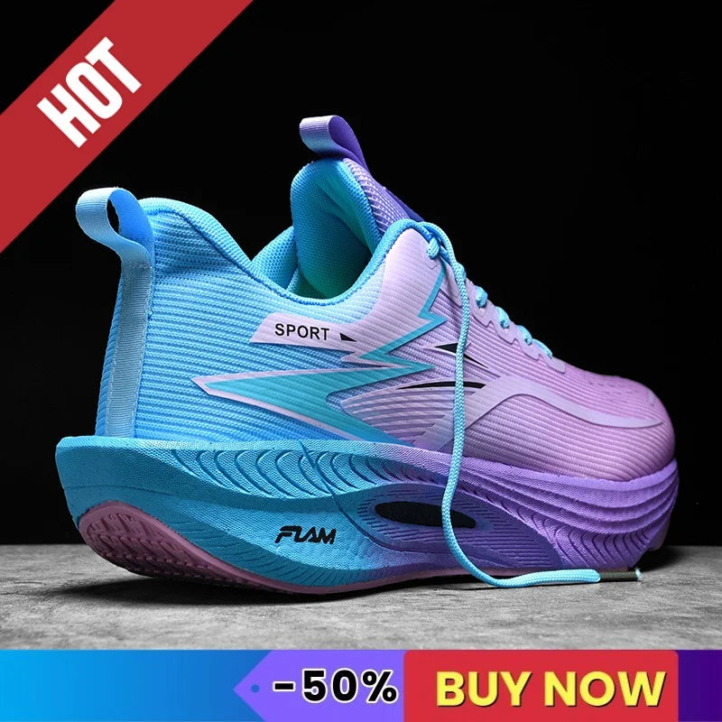 Sports Running Shoes Men Sneakers Marathon Breathable Comfortable Brand Trend Women Athletic Trainer Outdoor Sneakers AirCushion