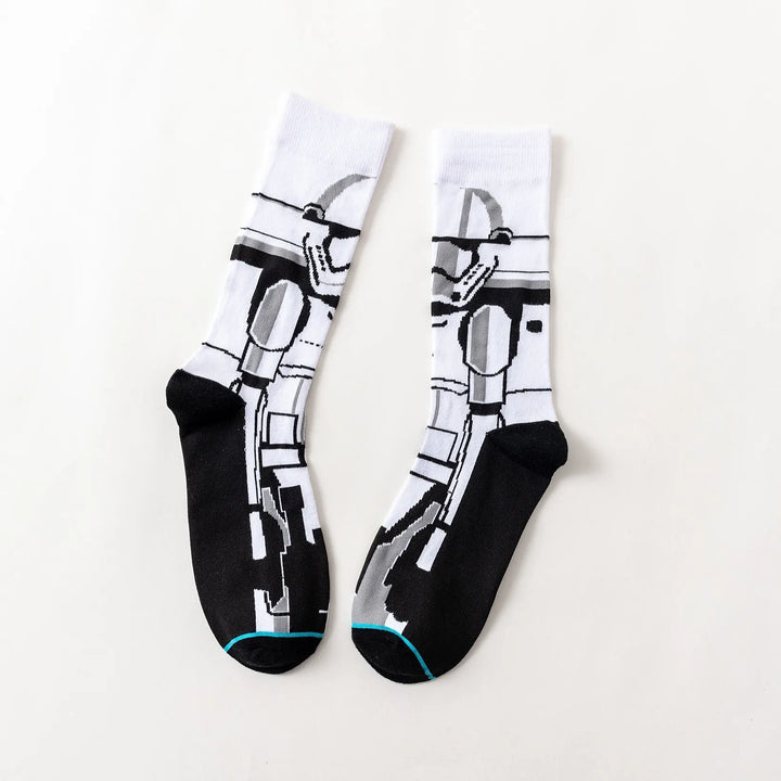 1 pair Autumn Winter Anime Socks Movie Men socks Cosplay Socks Skateboard sock Long Casual versatile Novelty Women's Socks 37-45