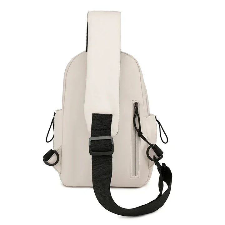 Unisex Stylish Nylon Crossbody Bag Fashionable Chest Pack Shoulder Bag for Everyday Use