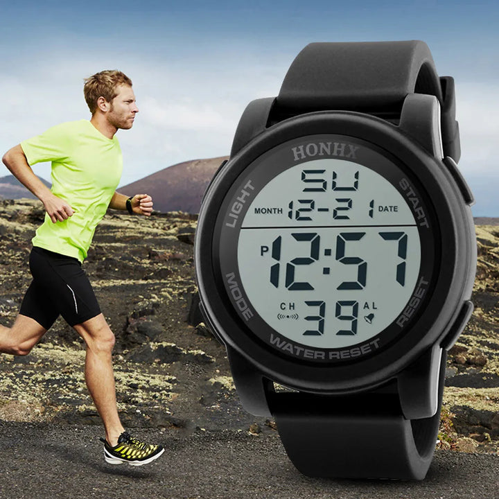 Digital Fusion Watch – Stylish 2024 Analog-LED Timepiece for All