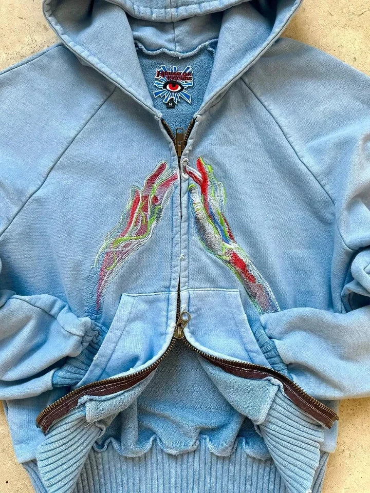 Y2K Letter Print Hoodie