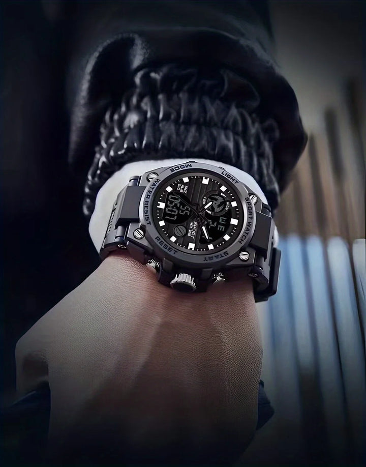 EliteTime™ – Men’s Luxury Business Watch with Calendar