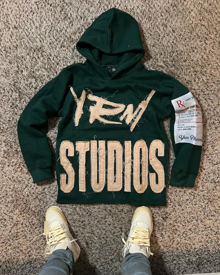 Y2K Letter Print Hoodie
