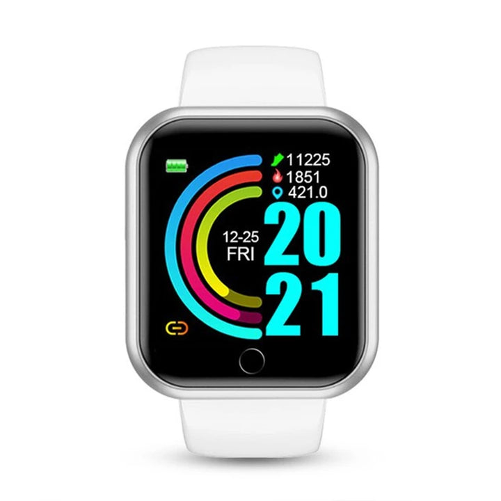 Bluetooth Smartwatch – Digital Fitness & Sleep Monitor for Men & Women