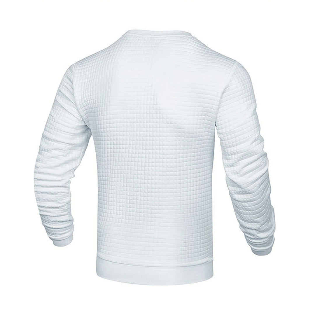 Men's Waffle Check Hoodie