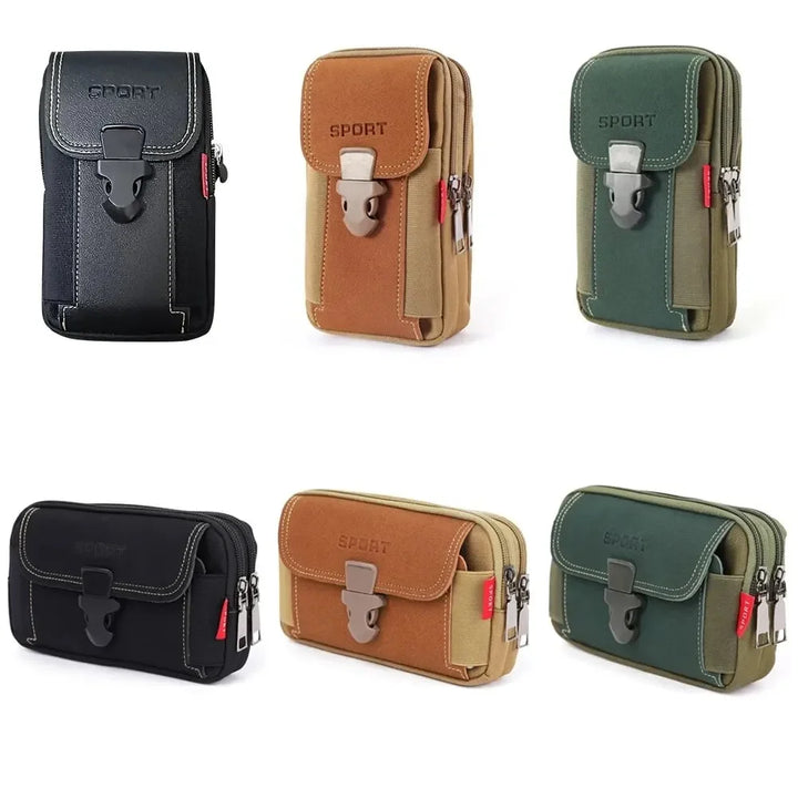 Rugged Waist Phone Bag – Unisex Tactical Belt Pack