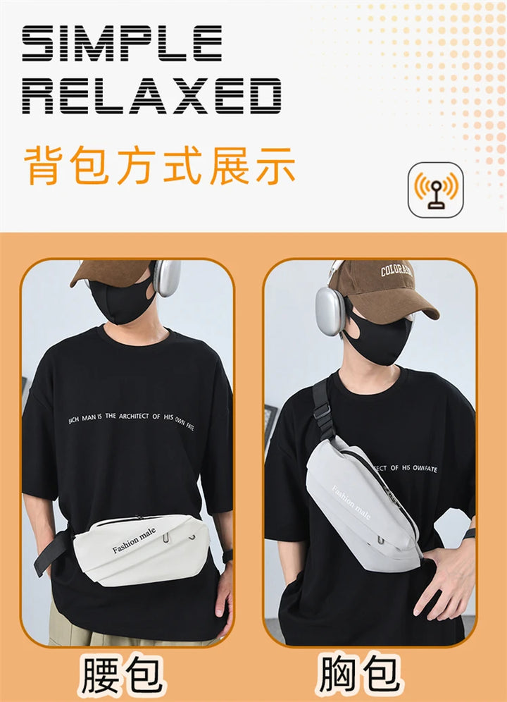Fashion Crossbody Chest Bag – Durable Sling Bag for Men & Women