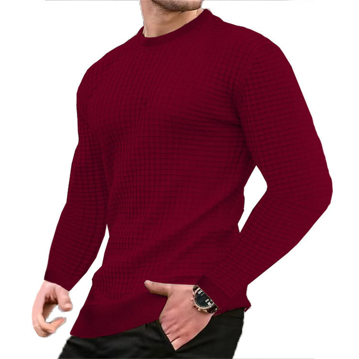 Men's Waffle Check Hoodie