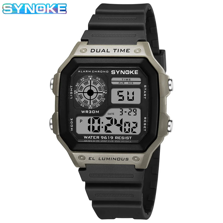 Synoke LED Watch – Waterproof Multifunction for Outdoor & Running