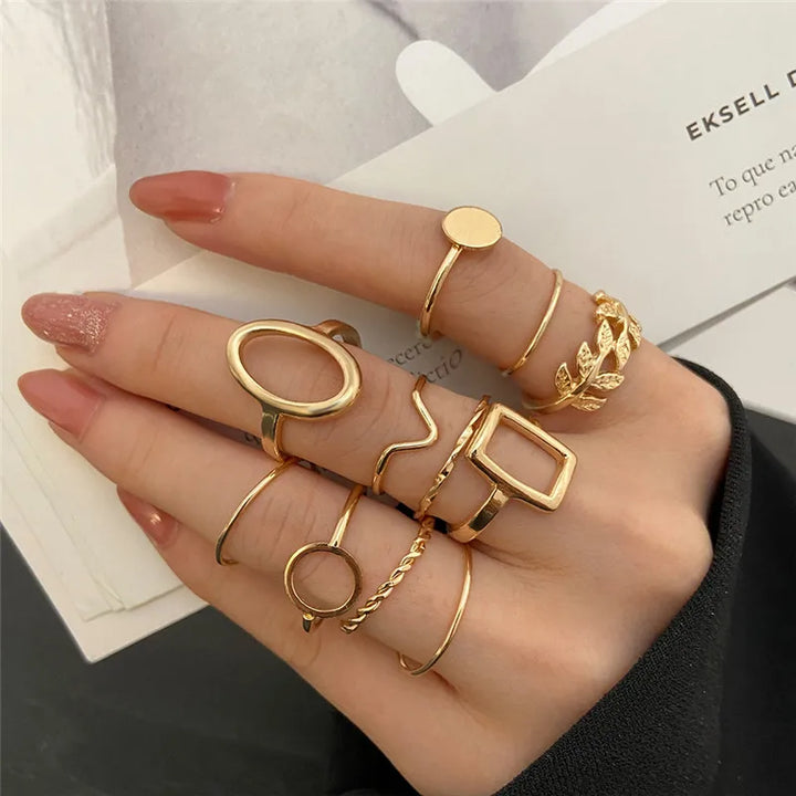Silver Crystal Rings