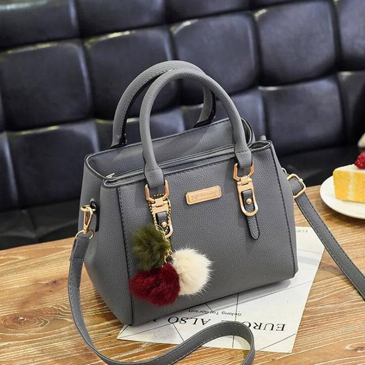 Women's Handbag PU Comfortable Fabric Hardware Buckle Large Capacity Simplicity Single Shoulder Crossbody Bag for Female