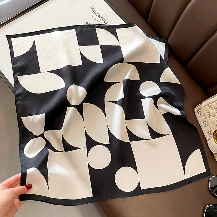 Mulberry Silk Square Scarf – Luxury Bandana & Headwrap for Women