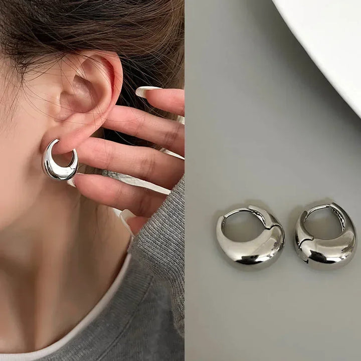 Chunky Hoop Earrings
