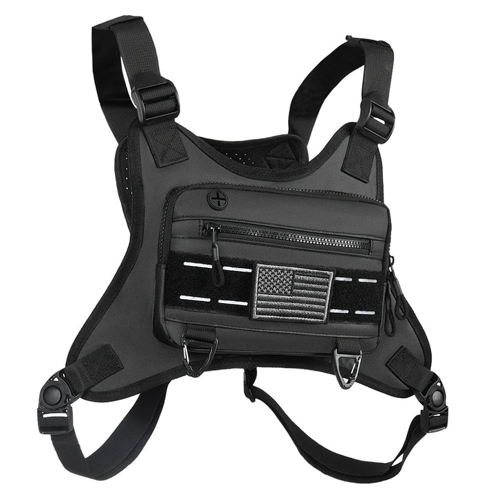 Outdoor Chest Bag – Adjustable Straps & Large Capacity for Cycling & Climbing