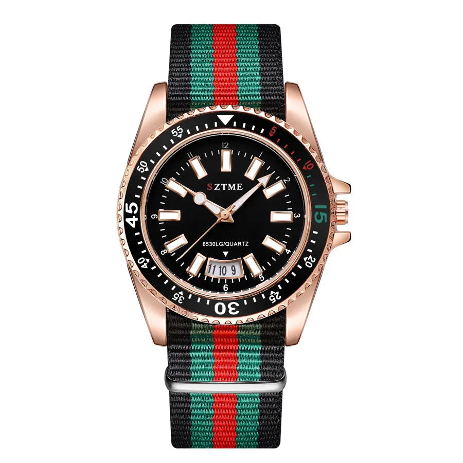 Nylon Strap Quartz Watch