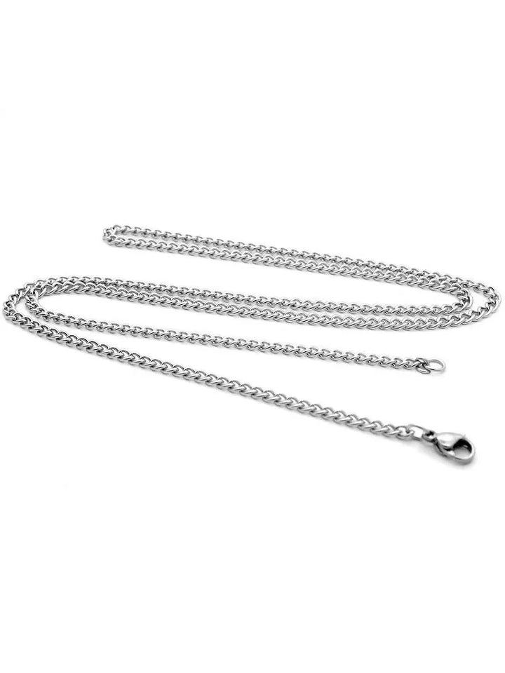 Titanium Steel Cuban Chain – Men's Fashion Necklace