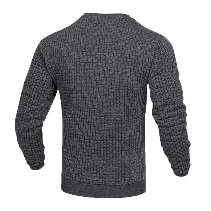 Men's Waffle Check Hoodie