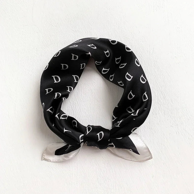 Mulberry Silk Square Scarf – Luxury Bandana & Headwrap for Women