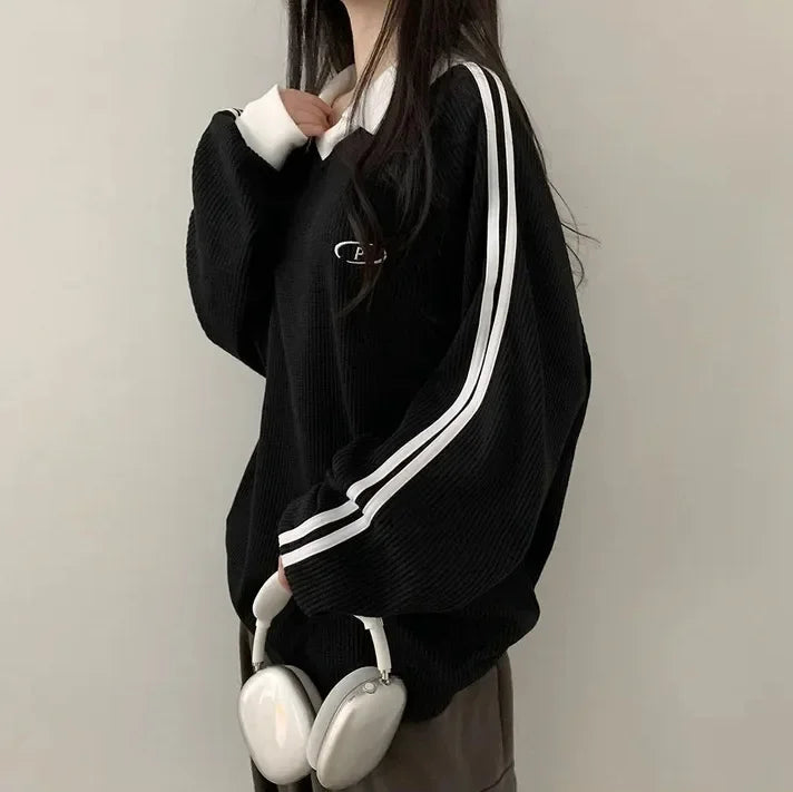 Women's Vintage Polo Sweatshirt