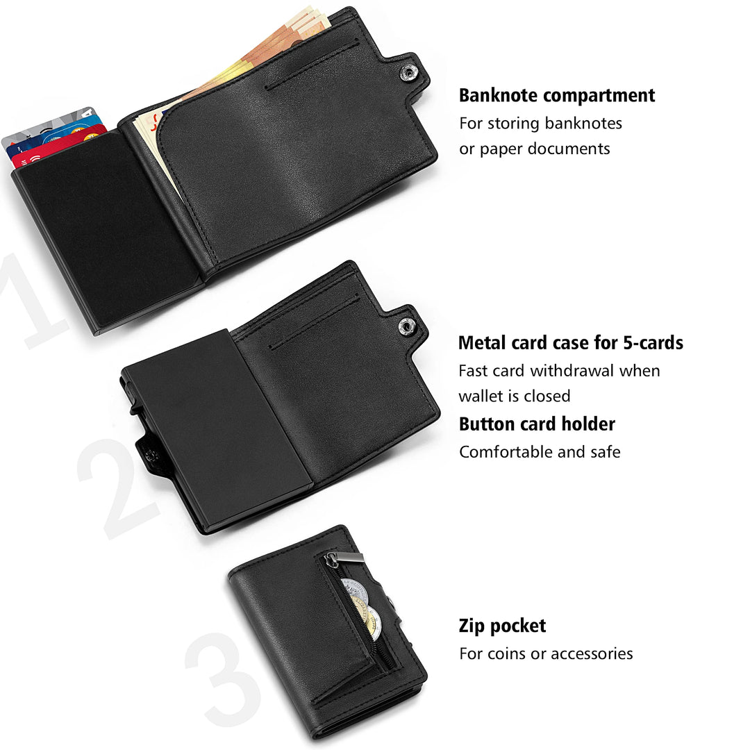 Credit Card Holder for Men and Women |Men's Wallet | Men's Slim RFID Wallet | Men's Mini Card Holder