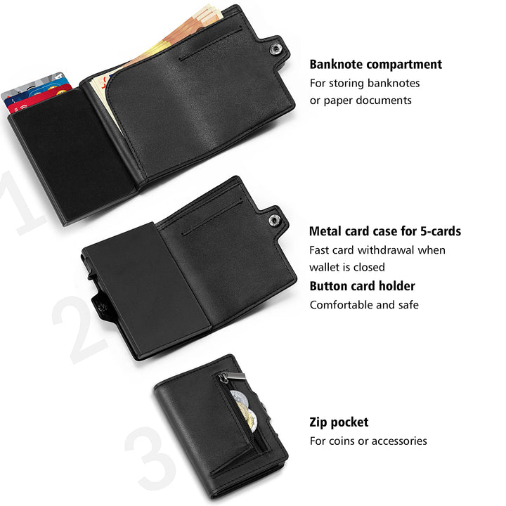 Credit Card Holder for Men and Women |Men's Wallet | Men's Slim RFID Wallet | Men's Mini Card Holder