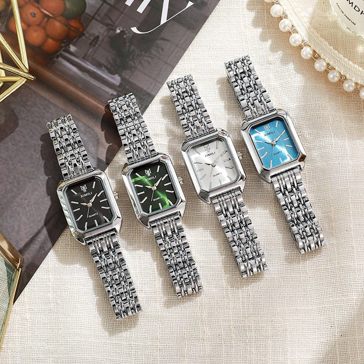 Luxury Stainless Steel Quartz Watch for Women