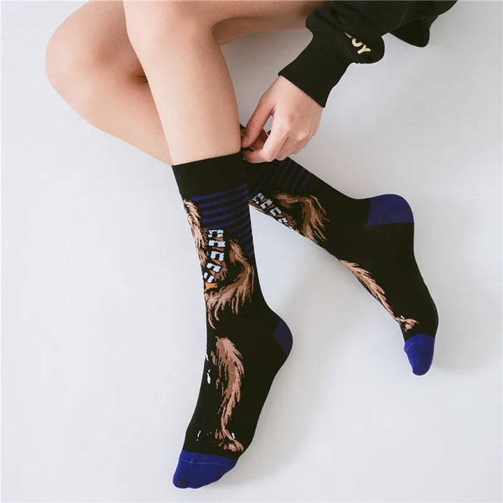 1 pair Autumn Winter Anime Socks Movie Men socks Cosplay Socks Skateboard sock Long Casual versatile Novelty Women's Socks 37-45