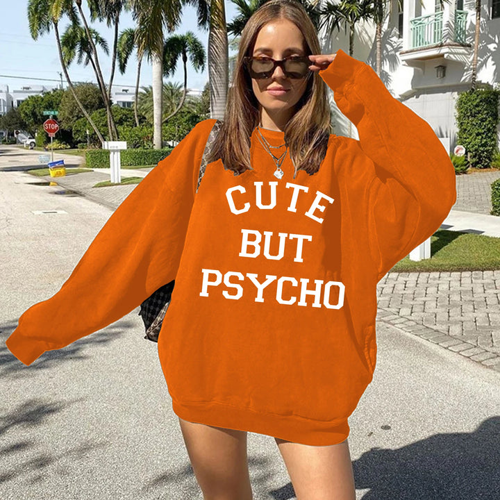 “Cute but Psycho” Y2K hoodie