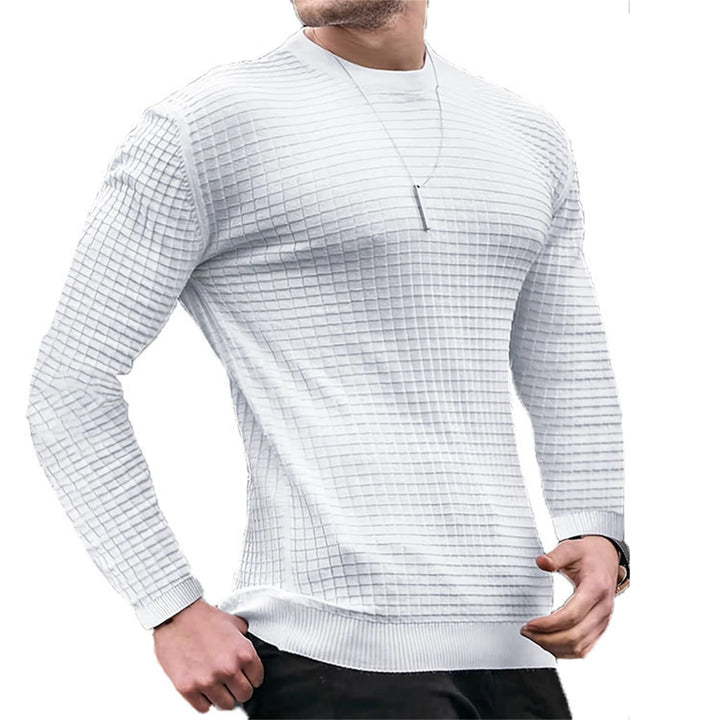 Men's Waffle Check Hoodie