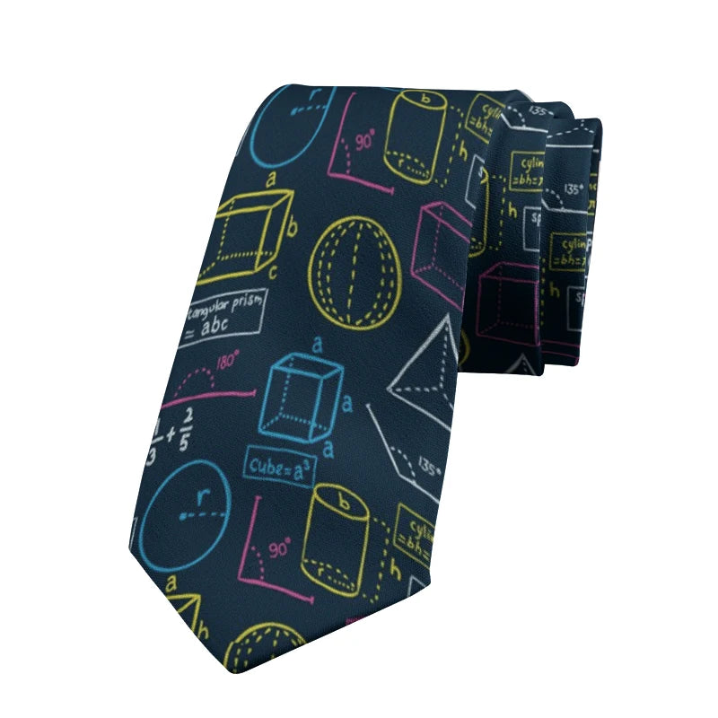 Creative Mathematical Formula Tie – Science & Business Accessories