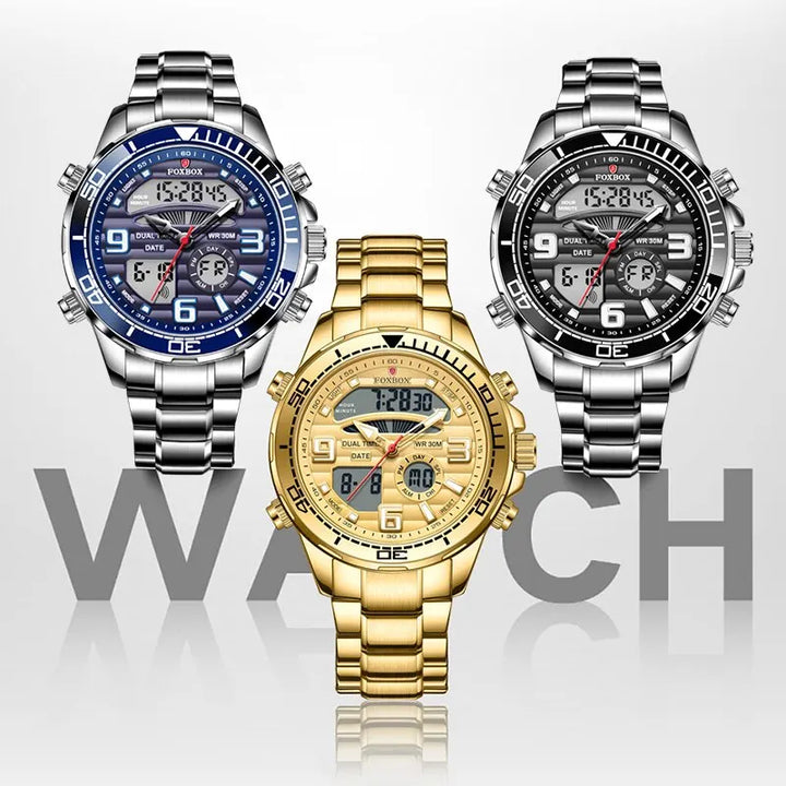 Top Brand Luxury Watch – Waterproof Digital Quartz Wristwatch for Men