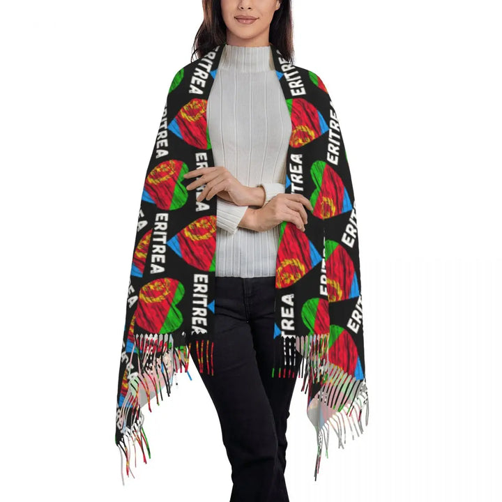Eritrean Pride Scarf – Custom Bufanda & Holiday Wrap
